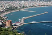 Alanya Hafen Luftaufnahme