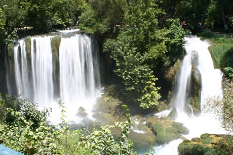 Wasserfall von duden antalya foto