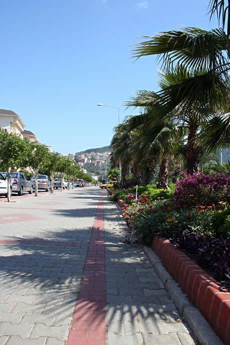 A street in alanya antalya photo