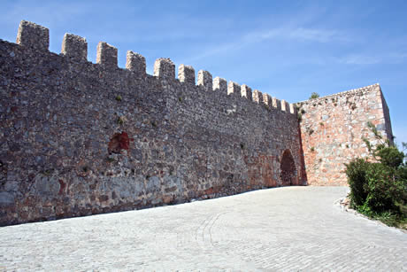 Alanya castle walls photo