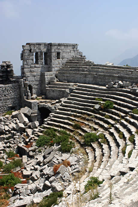 Amfiteatrul din termessos foto